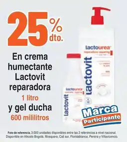 Alkosto En crema humectante lactovit reparadora oferta