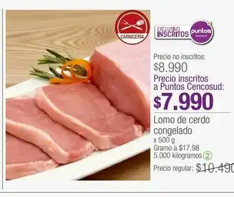 Jumbo Lomo de cerdo oferta