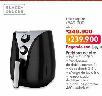 Metro Freidora de aire oferta