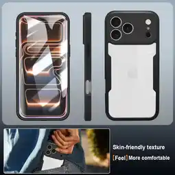 Falabella Estuche Protector Case Funda Full 360 Para Iphone 17 Pro Max Negro oferta