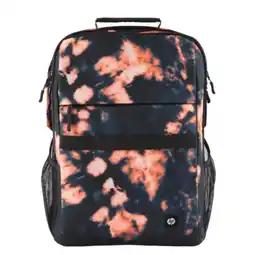 Falabella Mochila Campus XL con teñido anudado Negro Naranja oferta