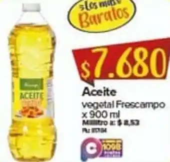 Super Inter Aceite Vegetal Frescampo 900ml oferta