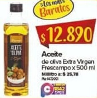 Aceite de Oliva Extra Virgen Frescampo 500ml