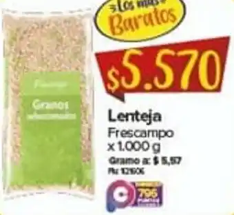 Super Inter Lenteja Frescampo 1,000g oferta