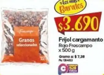 Super Inter Frijol Cargamento Rojo Frescampo 500g oferta