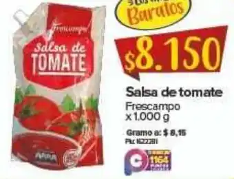 Super Inter Salsa de Tomate Frescampo 1,000g oferta
