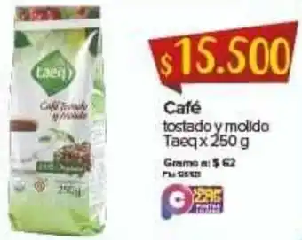 Super Inter Café Tostado y Molido Taeq 250g oferta