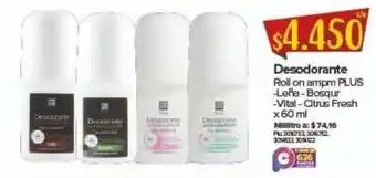 Super Inter Desodorante Roll on ampm Plus 60ml oferta