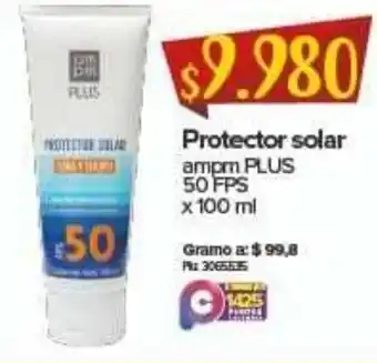 Super Inter Protector Solar SPF50 ampm Plus 100ml oferta