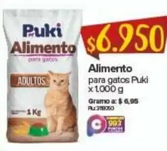 Super Inter Alimento para Gatos Adultos Puki 1,000g oferta