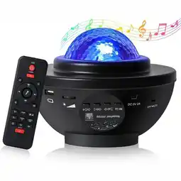 Falabella Proyector de Luz LED Galaxia Nebulosa Parlante Bluetooth USB oferta