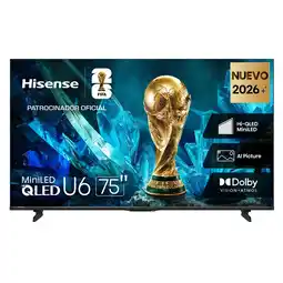 Falabella Televisor | 75 Pulgadas | Hi-QLED MiniLED MiniLED Dolby Vision IQ | 75U6ESV oferta