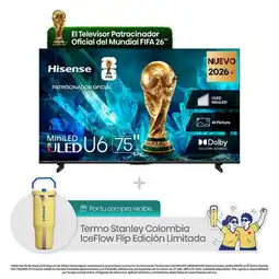 Falabella Televisor | 75 Pulgadas | Hi-QLED MiniLED MiniLED Dolby Vision IQ | 75U6ESV oferta