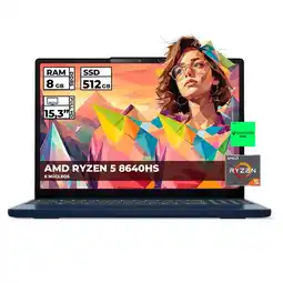 Falabella PORTÁTIL IDEAPAD SLIM 3 RYZEN 5 8640HS 8GB RAM 512GB SSD 15,3 WUXGA + GAME PASS oferta