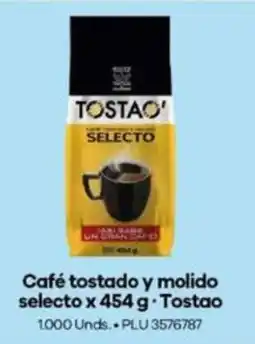 Surtimayorista Tostao café tostado y molido selecto oferta