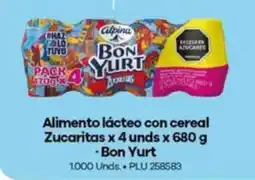 Surtimayorista Bon yurt alimento lácteo con cereal zucaritas oferta