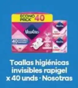 Surtimayorista Nosotras toallas higiénicas invisibles rapigel oferta