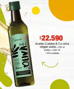 Metro Aceite cuisine & co oliva virgen extra oferta