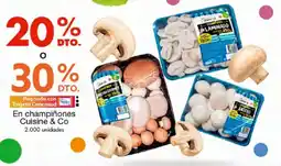 Metro Cuisine & Co en champiñones oferta