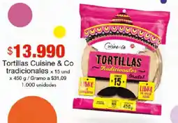 Metro Cuisine & Co tortillas tradicionales oferta