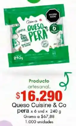 Metro Cuisine & Co queso pera oferta