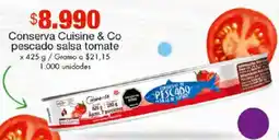 Metro Cuisine & Co conserva pescado salsa tomate oferta