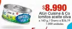 Metro Cuisine & Co atún lomitos aceite oliva oferta