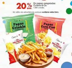 Metro Cuisine & Co en papas congeladas oferta