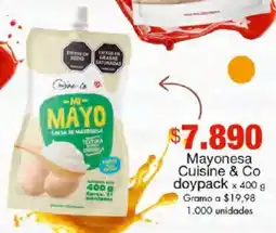 Metro Cuisine & Co mayonesa doypack oferta