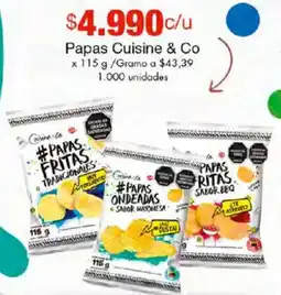 Metro Cuisine & Co papas oferta