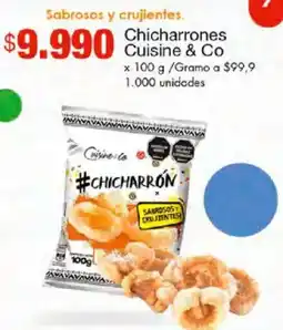 Metro Cuisine & Co chicharrones oferta