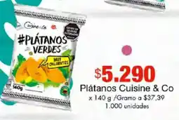 Metro Cuisine & Co plátanos oferta