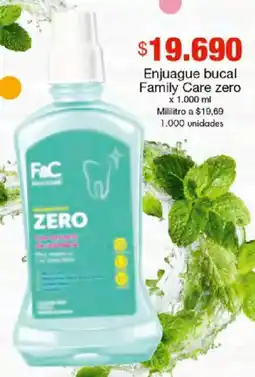 Metro Family care enjuague bucal zero oferta