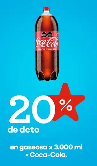 Coca-cola en gaseosa