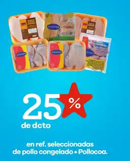 Éxito Pollocoa en ref. seleccionadas de pollo congelado oferta