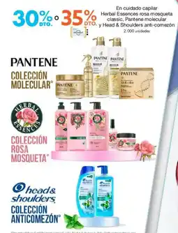 Metro Pantene molecular en cuidado capilar herbal essences rosa mosqueta classic oferta