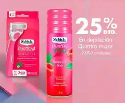Metro Schick en depilación quattro mujer oferta