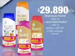 Metro Nutrit shampoo + acondicionador oferta