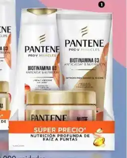 Metro Pantene shampoo + acondicionador + tratamiento oferta