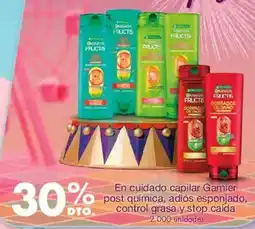 Metro Garnier en cuidado capilar post química, adiós esponjado, control grasa y stop caída oferta