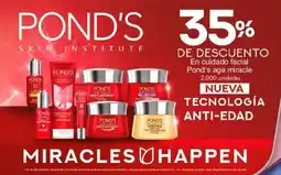 Metro Pond's en cuidado facial age miracle oferta