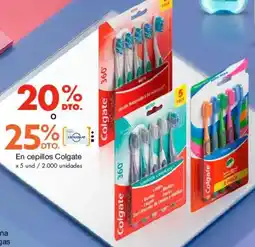 Metro Colgate en cepillos oferta