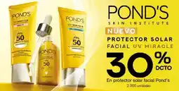 Metro Pond's en protector solar facial oferta