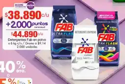 Metro Fab detergentes en polvo oferta
