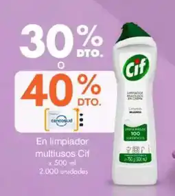 Metro Cif en limpiador multiusos oferta