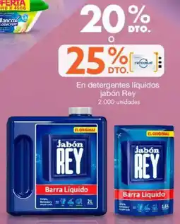 Metro Jabón rey en detergentes líquidos oferta