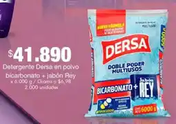 Metro Dersa detergente en polvo bicarbonato + jabón rey oferta