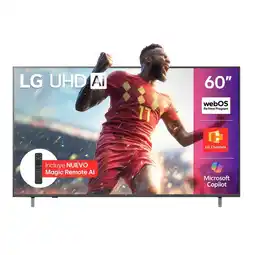 Falabella Televisor 60 Pulgadas 4K UHD Webos25 Incluye Channels. Ia Magic Remote 60ua8050psa Negro oferta