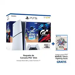 Falabella 5 PS5 HW 2115 Bundle Estandar GT7 + Astro Bot 1 TB oferta