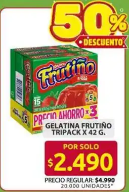 Ara Frutiño gelatina tripack oferta